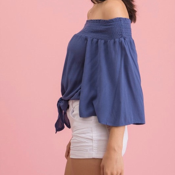 Rethm Large Sleeve Tie Front Blouse - Picture 3 of 3